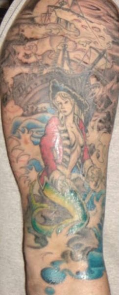 meerjungfrau tattoo 1017