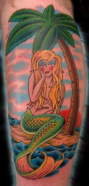 meerjungfrau tattoo 1018