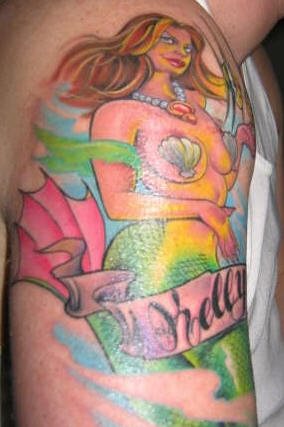meerjungfrau tattoo 1020