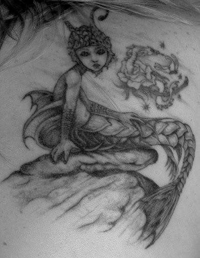 meerjungfrau tattoo 1022