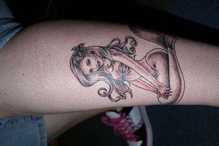meerjungfrau tattoo 1025