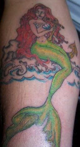 meerjungfrau tattoo 1026
