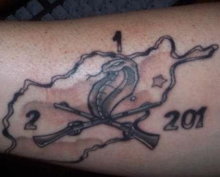 militarische tattoo 1002