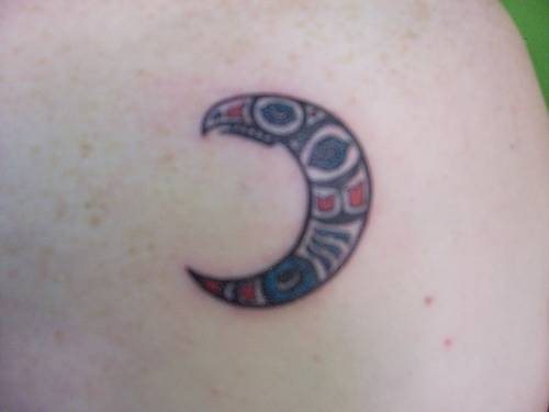 mond sonne tattoo 1068