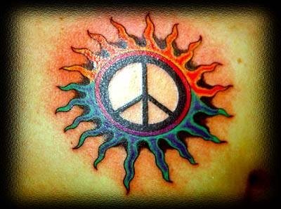 mond sonne tattoo 1012