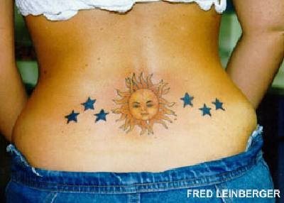 mond sonne tattoo 1015