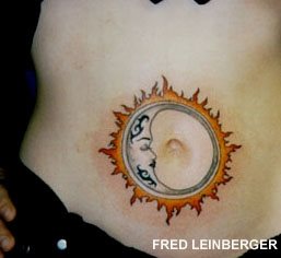 mond sonne tattoo 1016