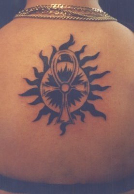 mond sonne tattoo 1019