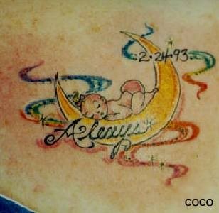 mond sonne tattoo 1035