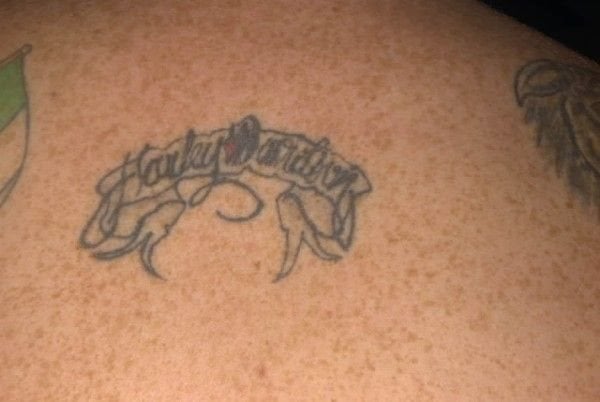 motorradfahrer tattoo 1008