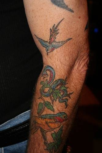 Unterarm oldschool tattoo mann Tattoo Unterarm