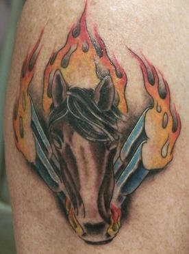 pferd tattoo 541