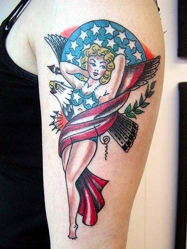 pin up tattoo 1006