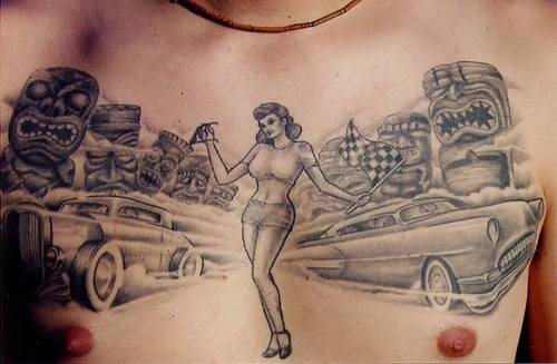 pin up tattoo 1008