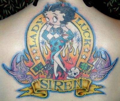 pin up tattoo 1009