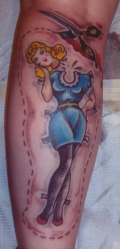 pin up tattoo 1020