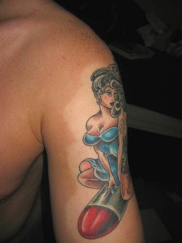 pin up tattoo 1027