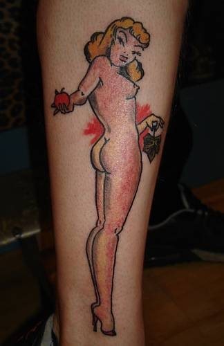 pin up tattoo 1028