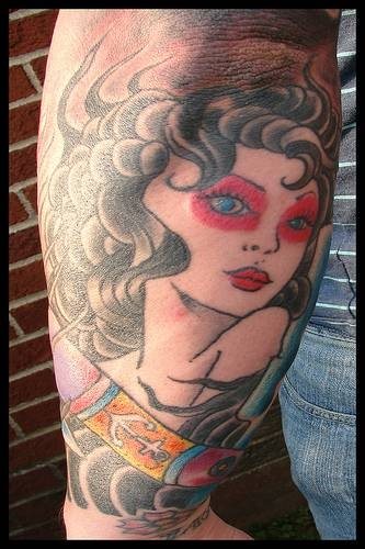 pin up tattoo 1038