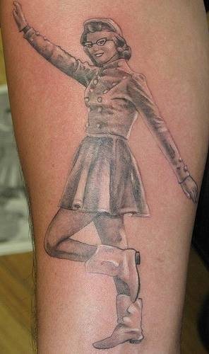 pin up tattoo 1043