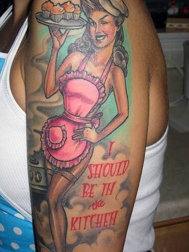 pin up tattoo 1046