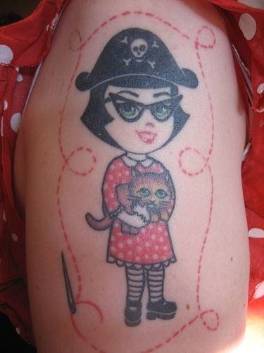 pin up tattoo 1048