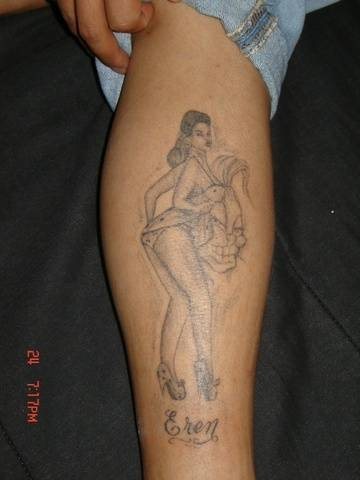 pin up tattoo 1057