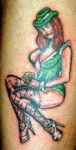 pin up tattoo 1058