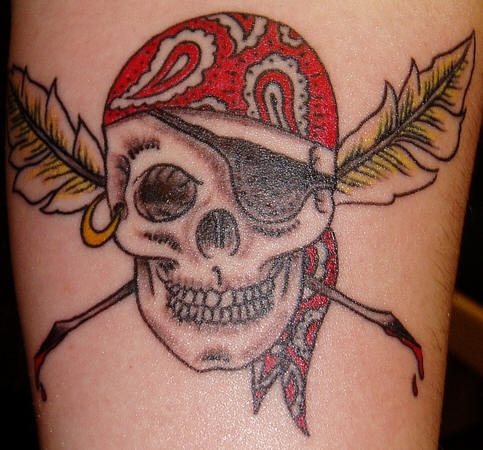 pirat tattoo 1001