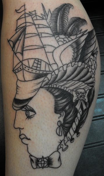 pirat tattoo 1014