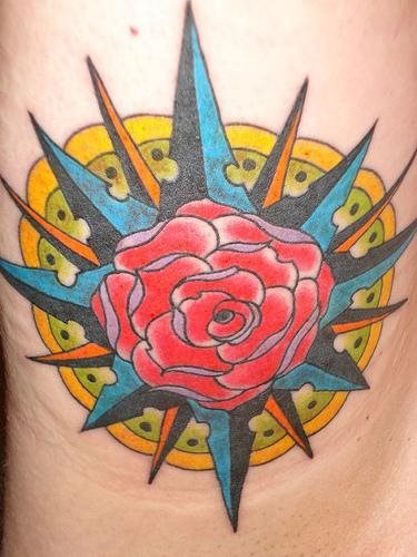 rose tattoo 1045