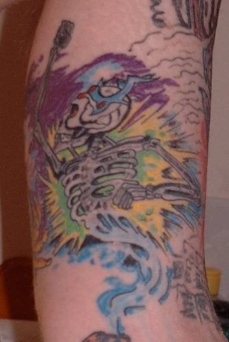 schadel tattoo 533