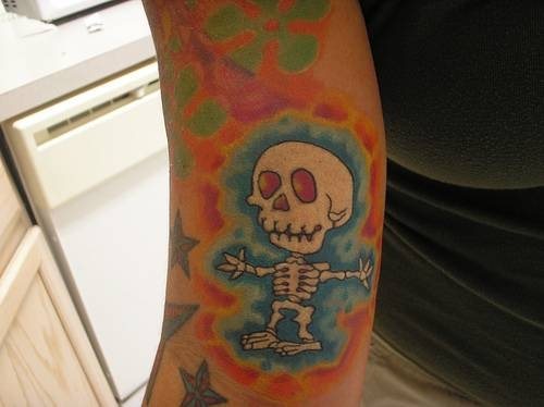 schadel tattoo 551