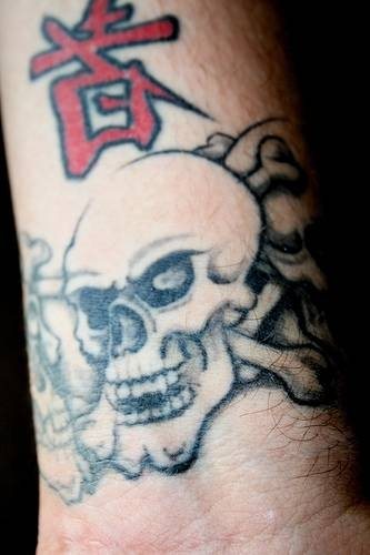 schadel tattoo 554