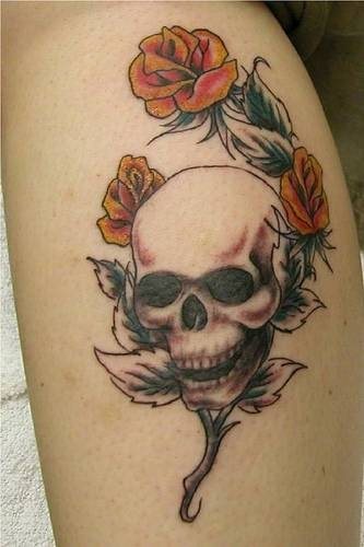 schadel tattoo 584