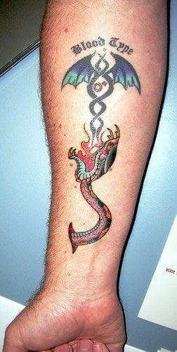 schlange tattoo 1079