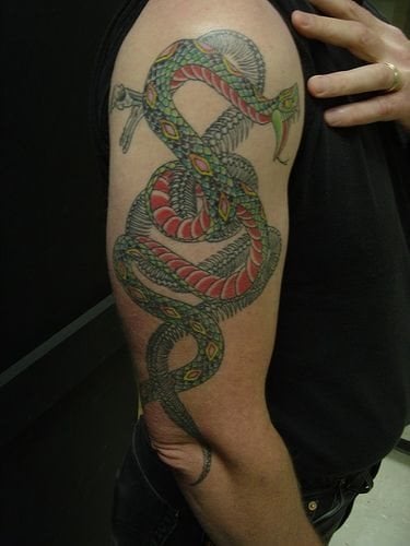 schlange tattoo 1086