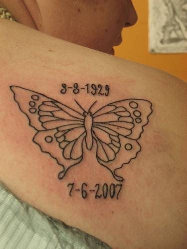 schmetterling tattoo 1059