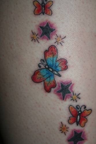 schmetterling tattoo 1070