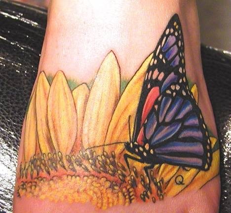 schmetterling tattoo 1073