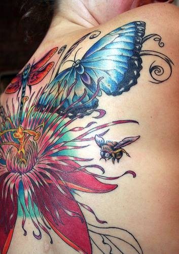 schmetterling tattoo 1075