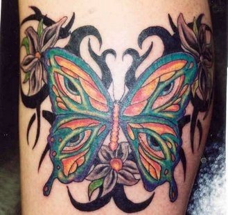 schmetterling tattoo 1005