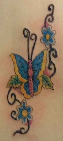 schmetterling tattoo 1025