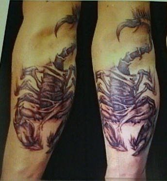 skorpion tattoo 1074