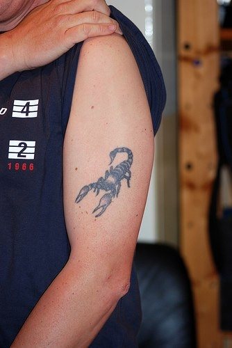 skorpion tattoo 1076