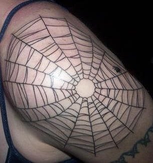 spinne tattoo 502