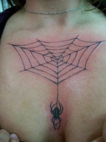 spinne tattoo 512