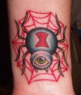 spinne tattoo 514