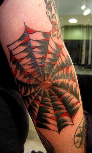 spinne tattoo 516