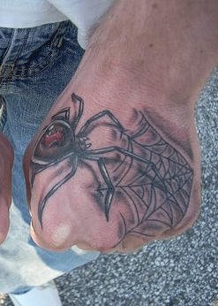 spinne tattoo 522